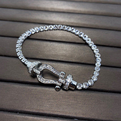 [Eterna Jewels]FORCE  HORSESHOE  DIAMOND TENNIS BRACELET