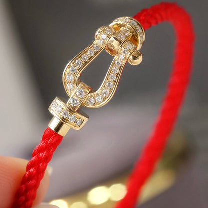 [Eterna Jewels]FORCE LARGE HORSESHOE FULL DIAMOND BRACELET ROSE GOLD