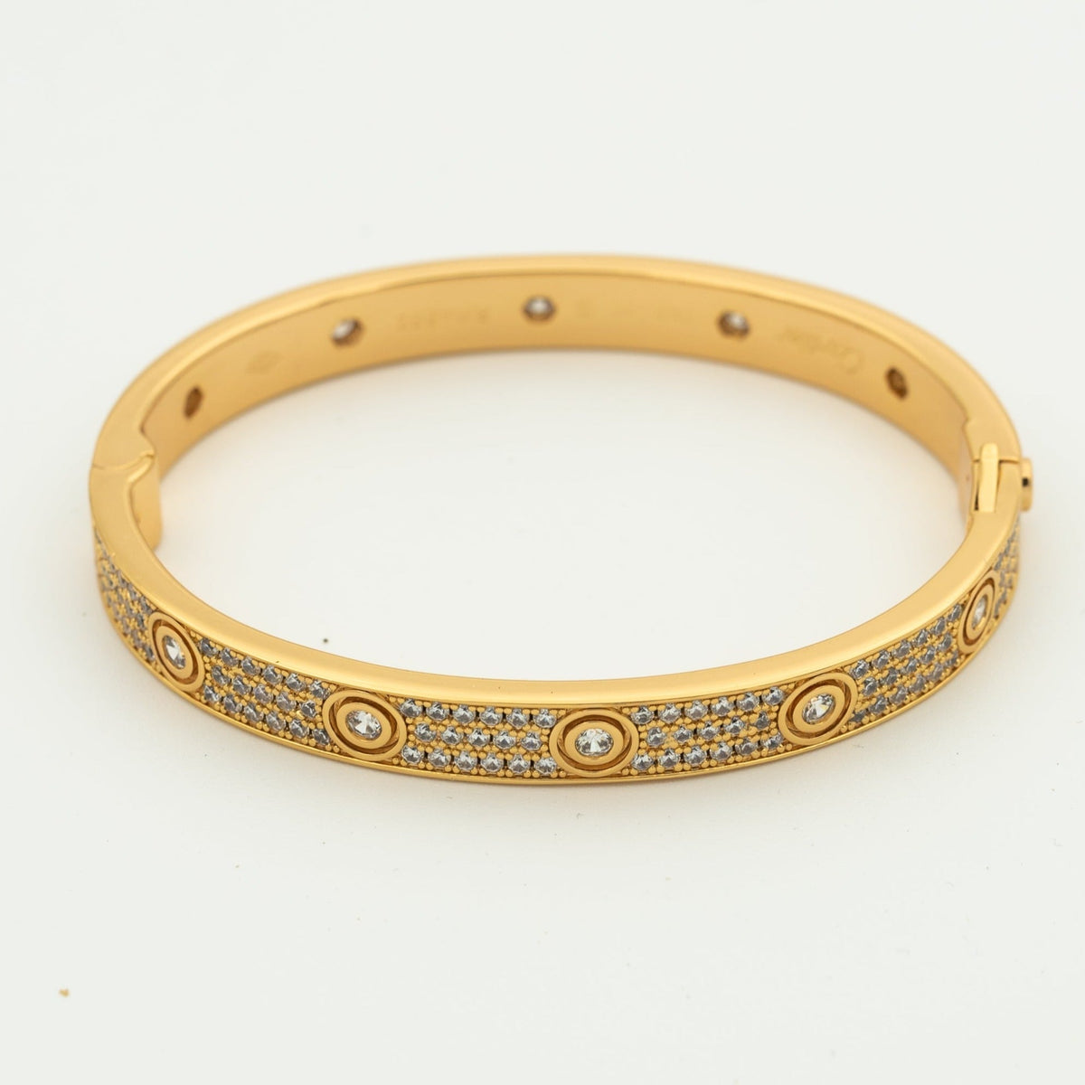 [Eterna Jewels]LOVE BRACELET 6.1MM DIAMOND-PAVED 10 BIG DIAMONDS