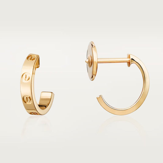 [Eterna Jewels]LOVE EARRINGS 2.65 MM NO DIAMOND SMALL