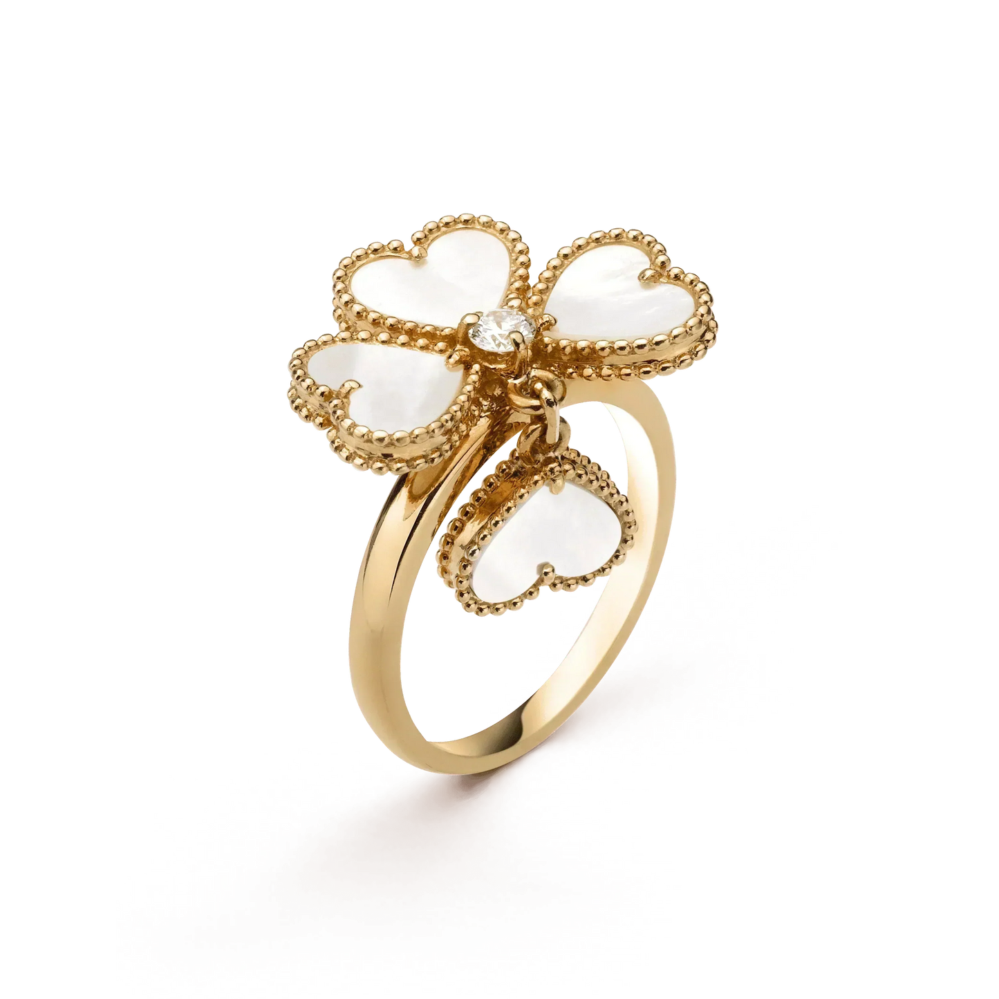 [Eterna Jewels]SWEET CLOVER WHITE MOP RING
