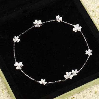 [Eterna Jewels]FRIVOLE SILVER 9 FLOWERS NECKLACE
