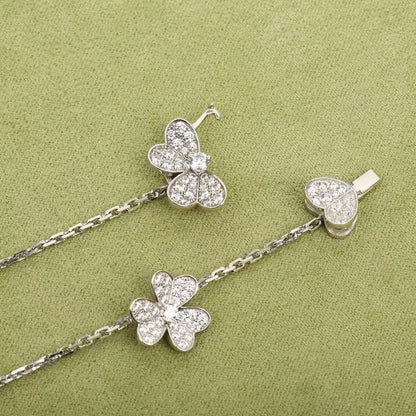 [Eterna Jewels]FRIVOLE SILVER 9 FLOWERS NECKLACE