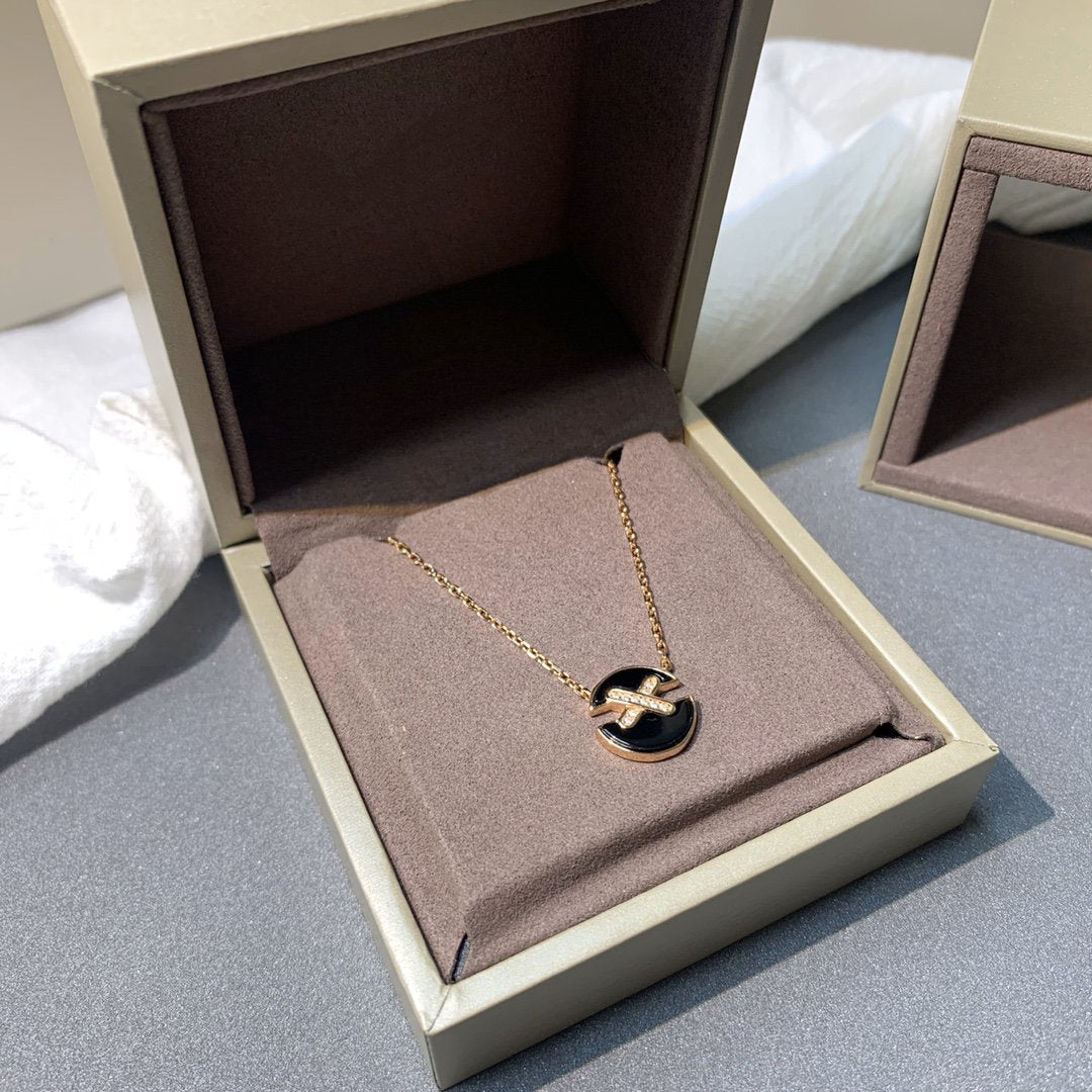 [Eterna Jewels]JEUX DE PINK GOLD DIAMOND NECKLACE