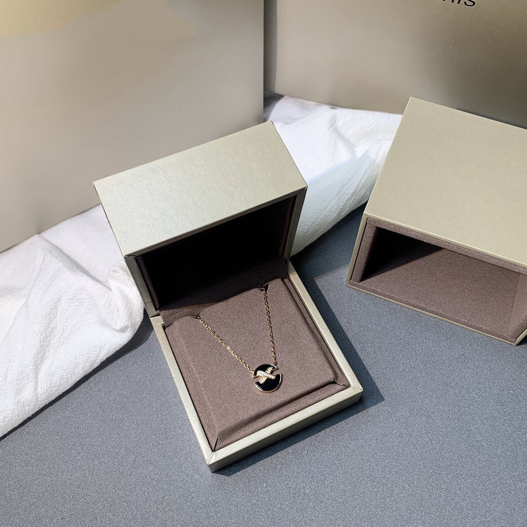 [Eterna Jewels]JEUX DE PINK GOLD DIAMOND NECKLACE