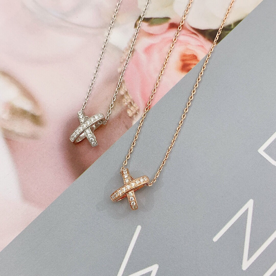 [Eterna Jewels]JEUX DE DIAMOND NECKLACE