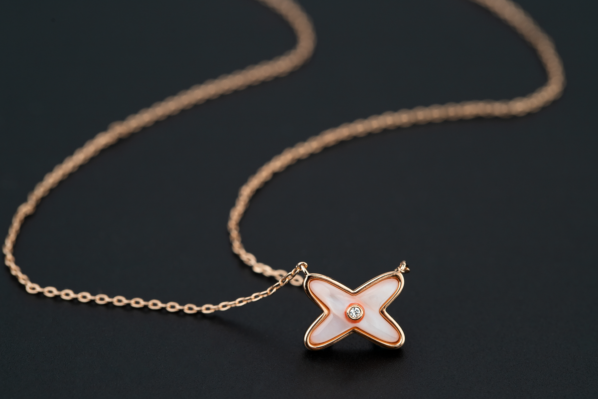 [Eterna Jewels]JEUX DE NECKLACE 1 DIAMOND