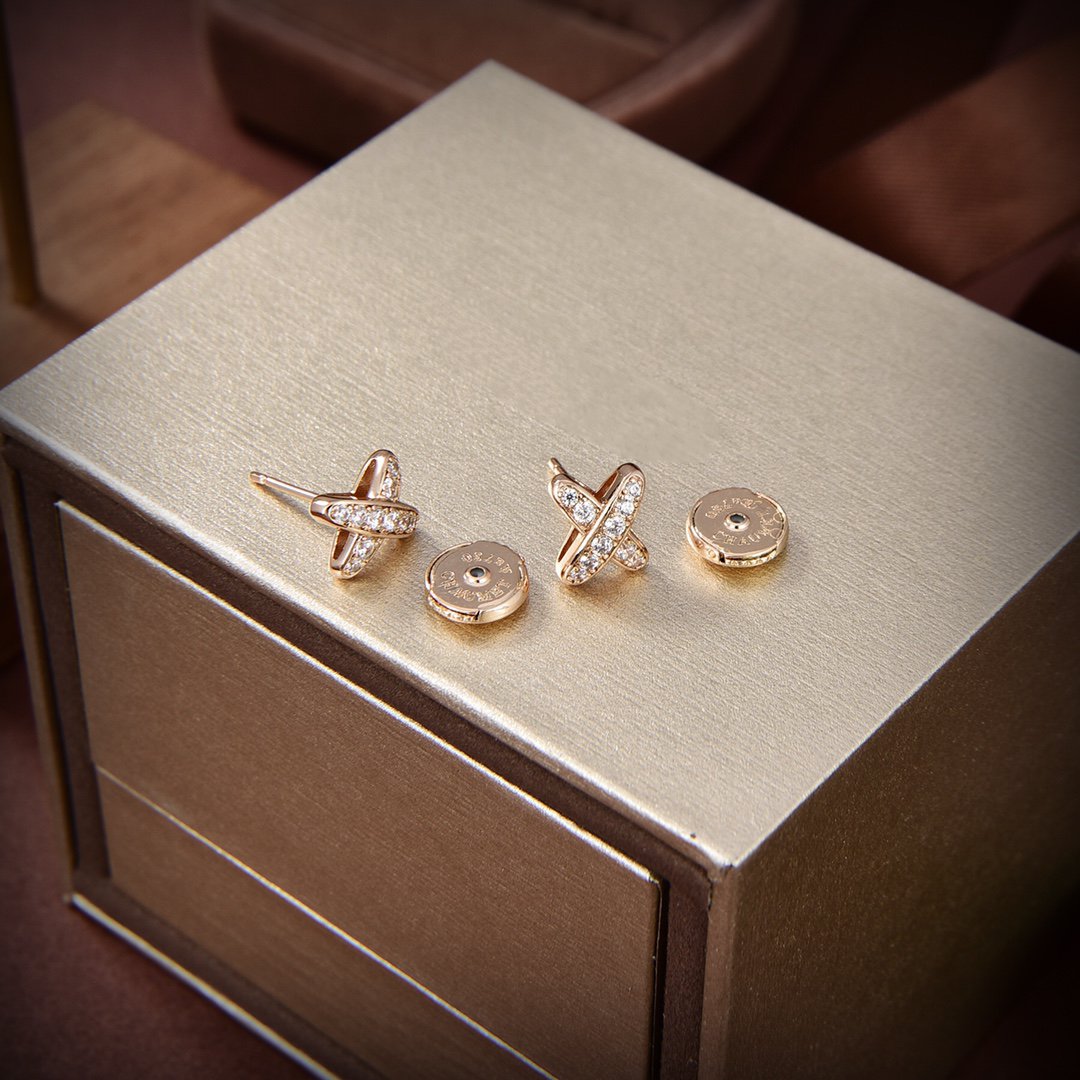 [Eterna Jewels]JEUX DE GOLD DIAMOND EARRINGS