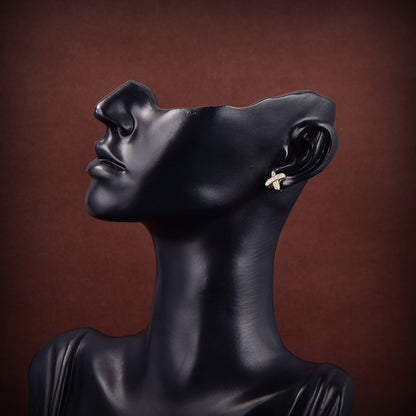 [Eterna Jewels]JEUX DE GOLD DIAMOND EARRINGS