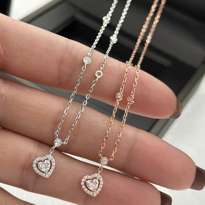 [Eterna Jewels]JOY HEART DIAMOND NECKLACE