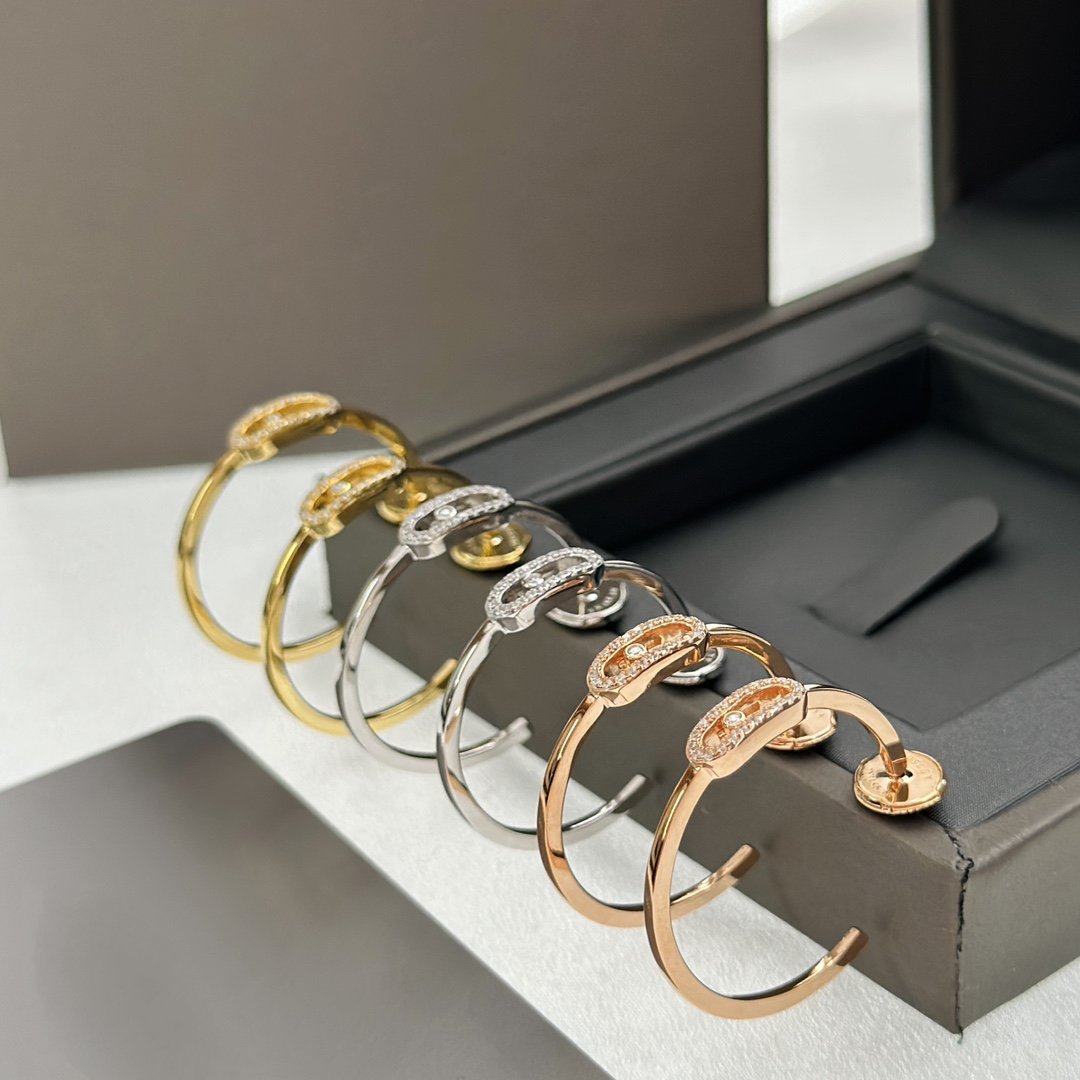[Eterna Jewels]CREOLES MOVE UNO PM DIAMOND EARRINGS