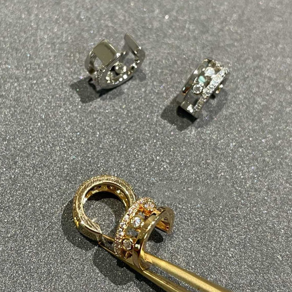 [Eterna Jewels]MOVE ROMANE EARRINGS DIAMOND