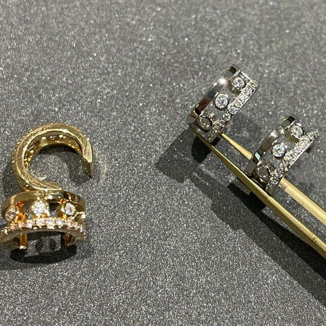 [Eterna Jewels]MOVE ROMANE EARRINGS DIAMOND