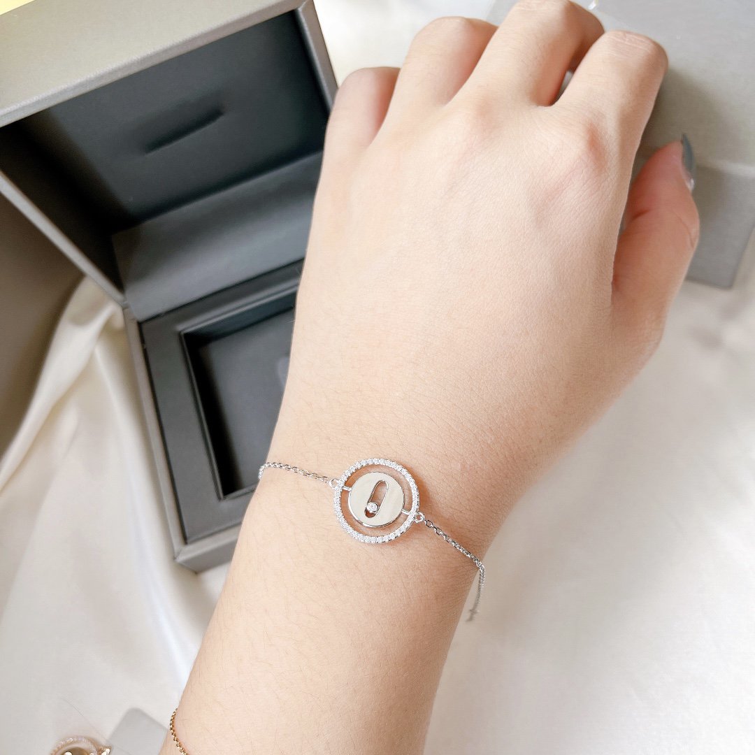 [Eterna Jewels]LUCKY MOVE PAVED DIAMOND BRACELET
