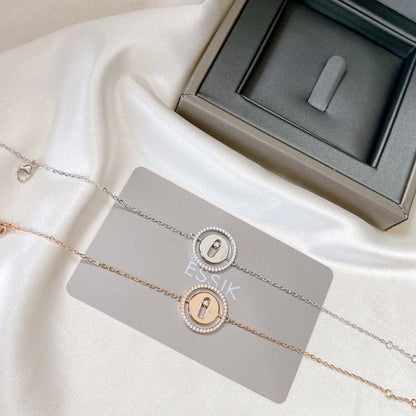 [Eterna Jewels]LUCKY MOVE PAVED DIAMOND BRACELET