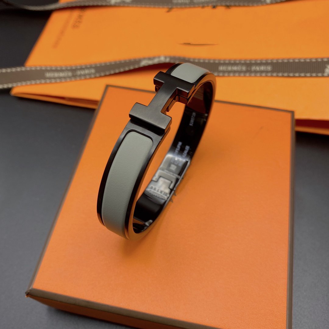 [Eterna Jewels]CLIC HM SO BLACK GREY BRACELET