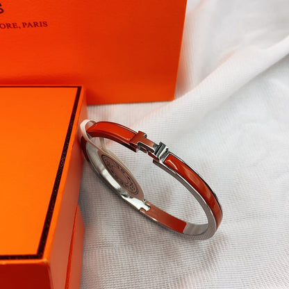 [Eterna Jewels]CLASSIC HM CLIC RED 8MM ENAMEL BRACELET