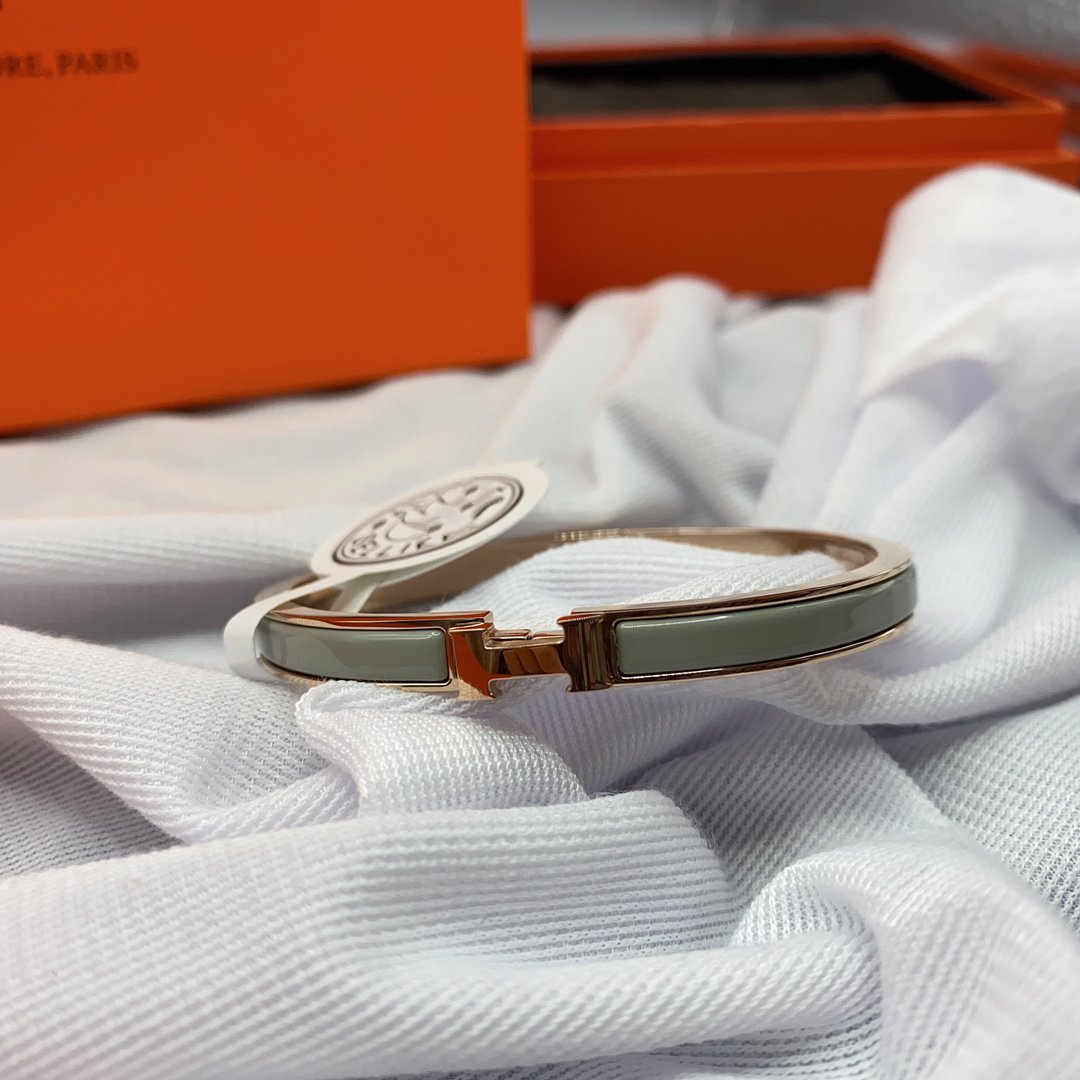 [Eterna Jewels]CLASSIC HM CLIC GREEN 8MM ENAMEL BRACELET