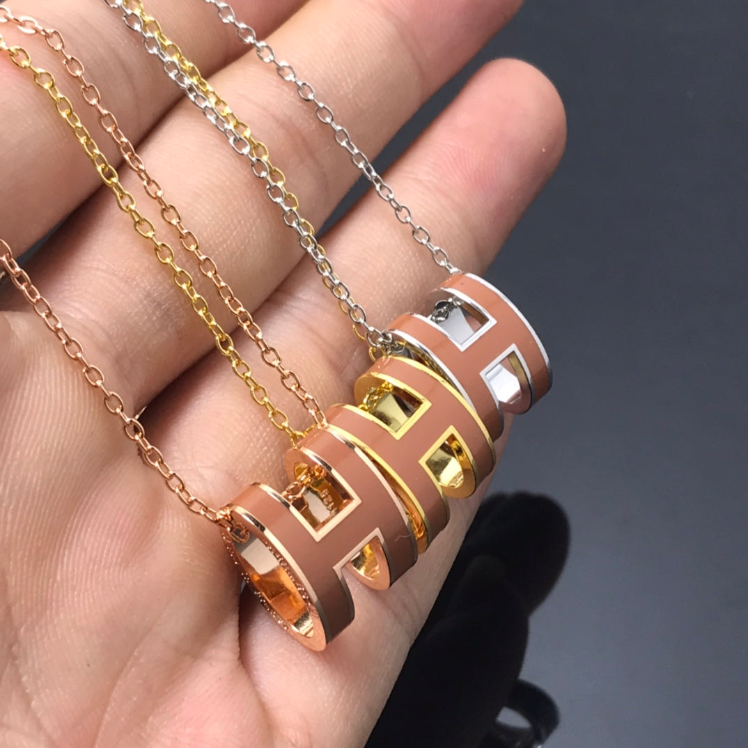 [Eterna Jewels]H NECKLACE BROWN