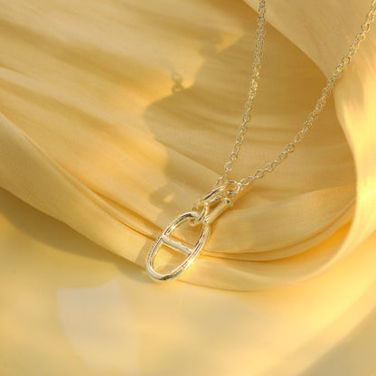 [Eterna Jewels]HM CHAINE D'ANCRE PENDANT NECKLACE STERLING SILVER