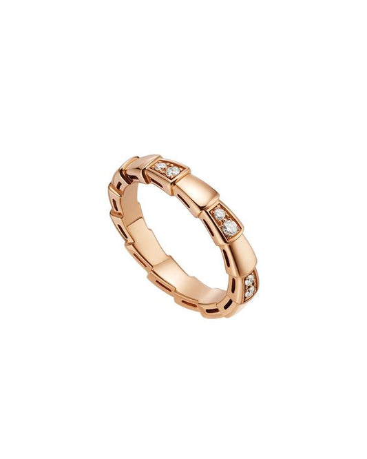 [Eterna Jewels]SERPENTI RING PINK GOLD  3MM