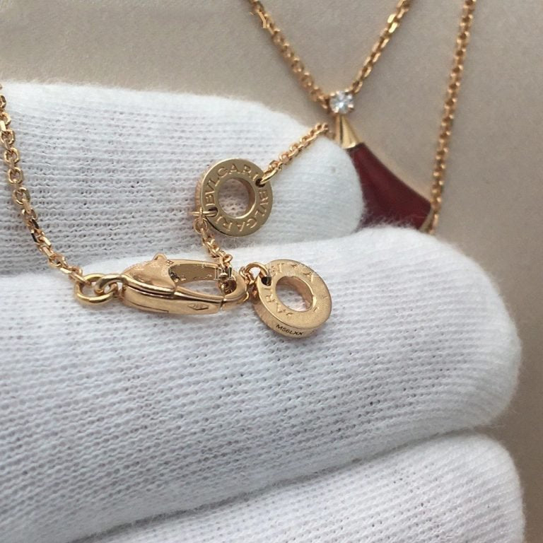 [Eterna Jewels]DREAM NECKLACE CARNELIAN 1 DIAMOND