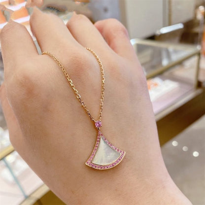 [Eterna Jewels]DREAM NECKLACE MOP DIAMOND PINK