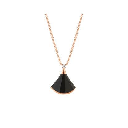 [Eterna Jewels]DREAM NECKLACE ONYX 1 DIAMOND