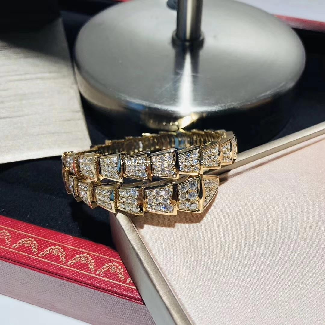 [Eterna Jewels]SERPENTI BRACELET 8MM GOLD DIAMOND