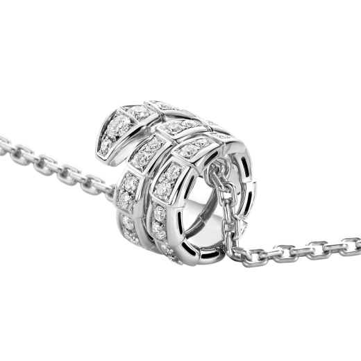[Eterna Jewels]SERPENTI  NECKLACE DOUBLE RING DIAMOND
