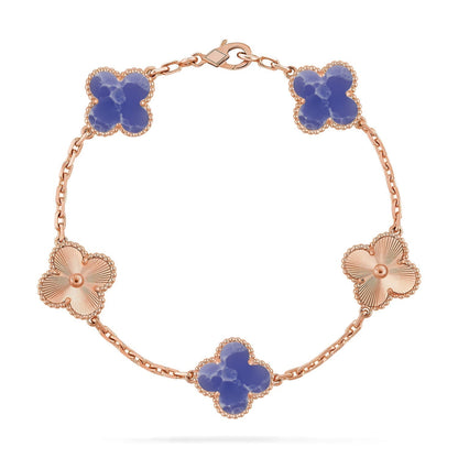 [Eterna Jewels]CLOVER 5 MOTIF BLUE VEINS BRACELET COLLECTION
