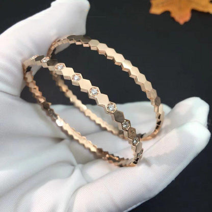 [Eterna Jewels]BEE LOVE PINK GOLD DIAMOND BRACELET