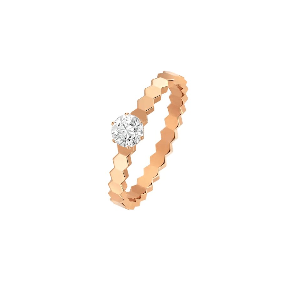 [Eterna Jewels]BEE LOVE RING PINK GOLD 1 DIAMOND