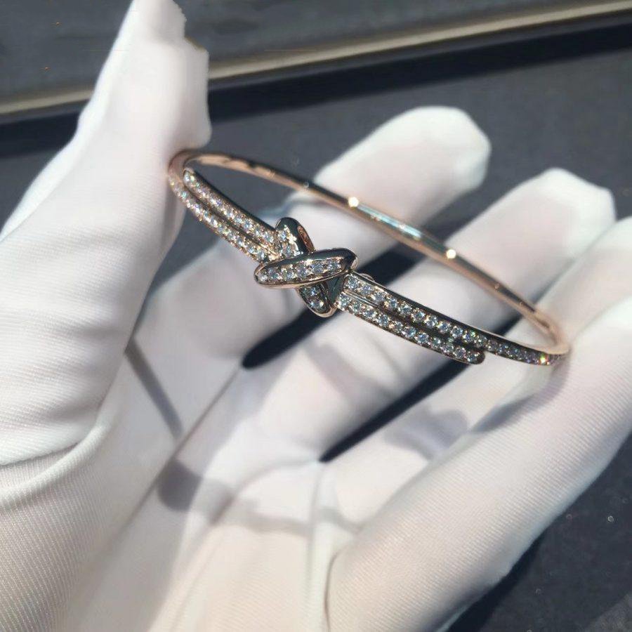 [Eterna Jewels]JEUX DE BRACELET DIAMONDS PINK GOLD
