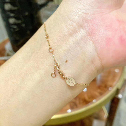 [Eterna Jewels]JEUX DE BRACELET MOP PINK GOLD DIAMONDS