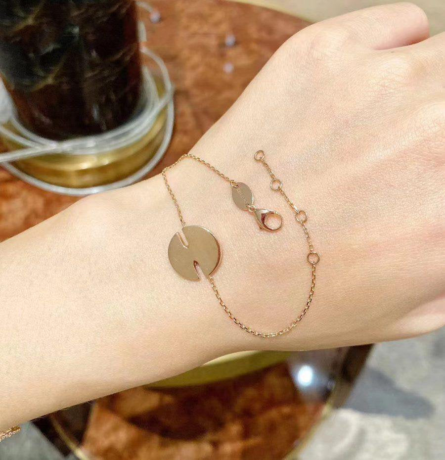 [Eterna Jewels]JEUX DE BRACELET MOP PINK GOLD DIAMONDS