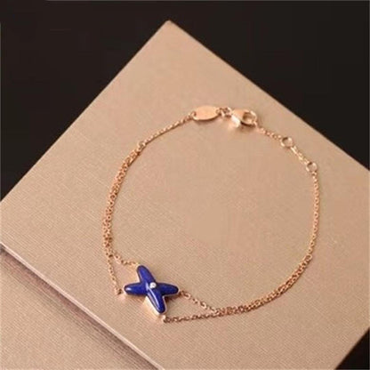 [Eterna Jewels]Hollow Design Four-Leaf Clover Flower Shape Ring