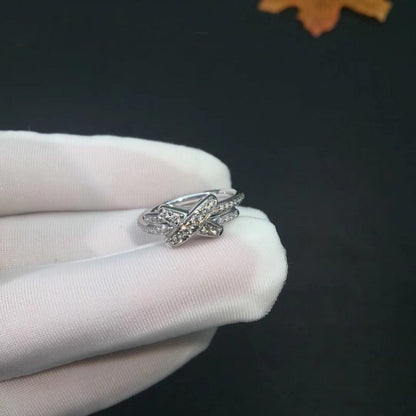 [Eterna Jewels]JEUX DE SILVER DIAMOND RING