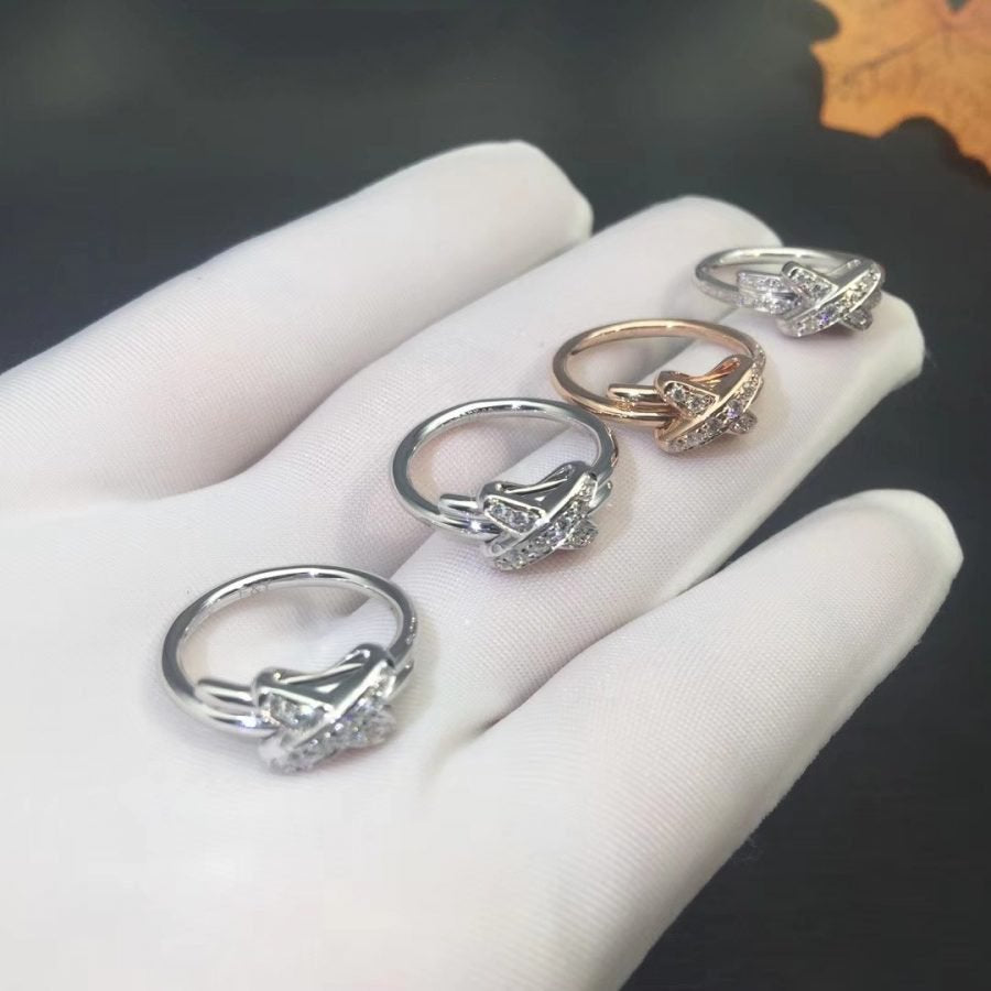 [Eterna Jewels]JEUX DE SILVER DIAMOND RING