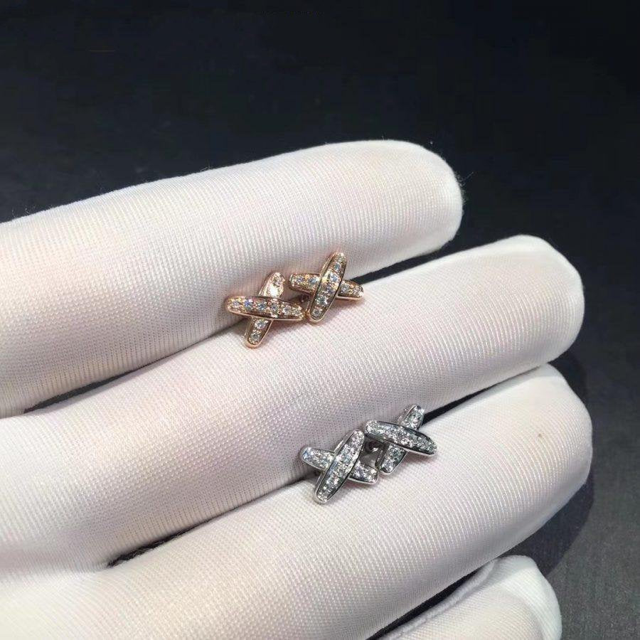 [Eterna Jewels]JEUX DE DIAMOND EARRINGS