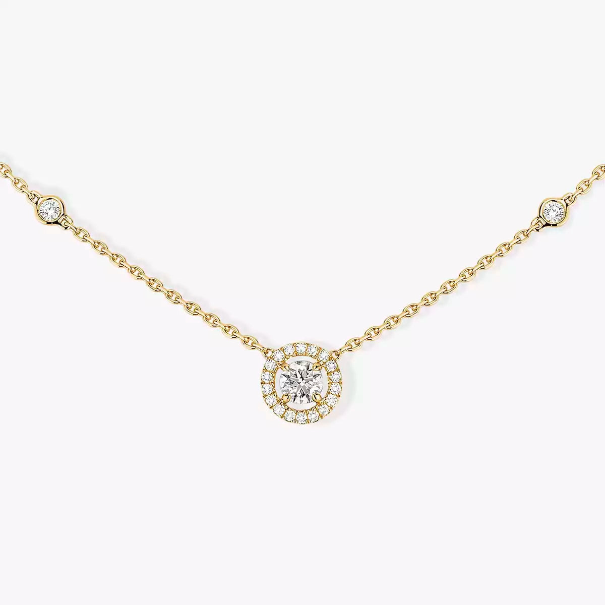 [Eterna Jewels]Diamond Necklace 0,20ct Brilliant Shape Joy