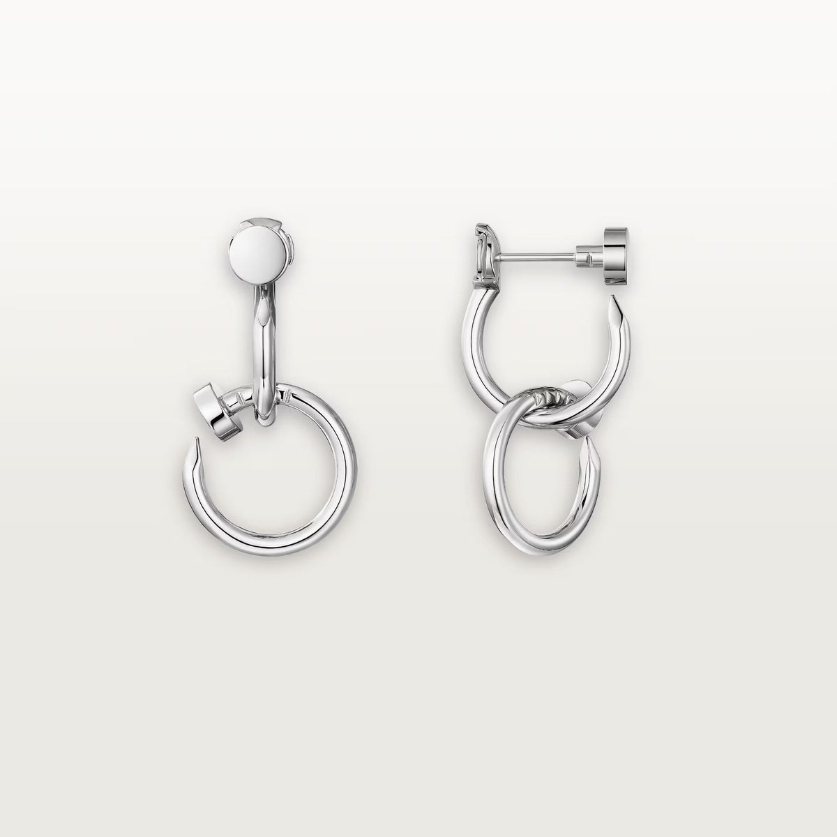 [Eterna Jewels]JUSTE NO DIAMOND DOUBLE EARRINGS