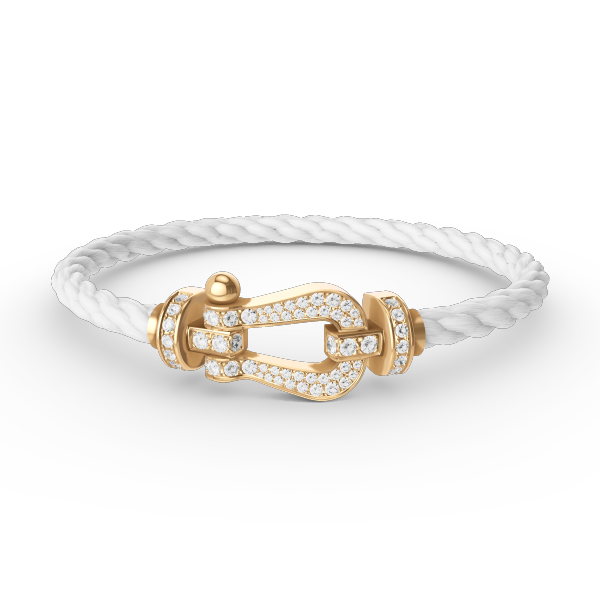 [Eterna Jewels]FORCE LARGE HORSESHOE FULL DIAMOND BRACELET GOLD