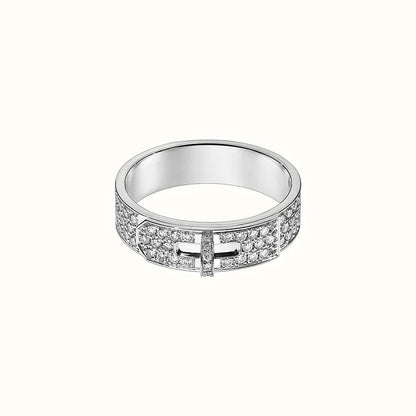 [Eterna Jewels]KELLY SILVER DIAMOND RING