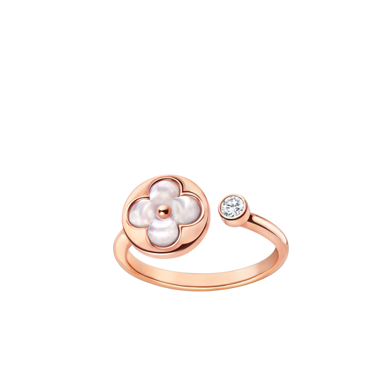 [Eterna Jewels]SUN 1 DIAMOND PINK MOP RING