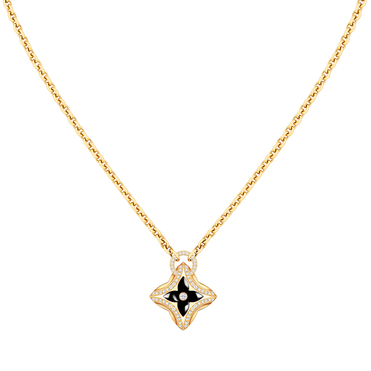 [Eterna Jewels]STAR PEDANT PINK GOLD DIAMOND NECKLACE
