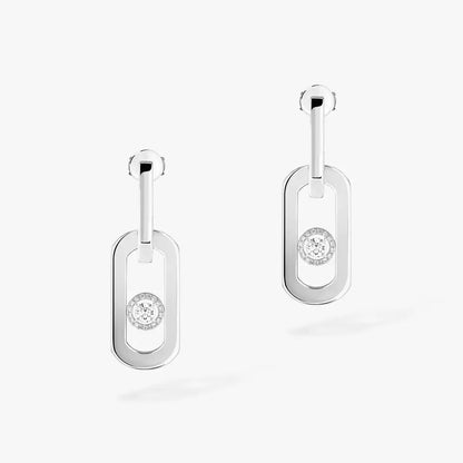 [Eterna Jewels]So Move XL Diamond Pendant Earrings