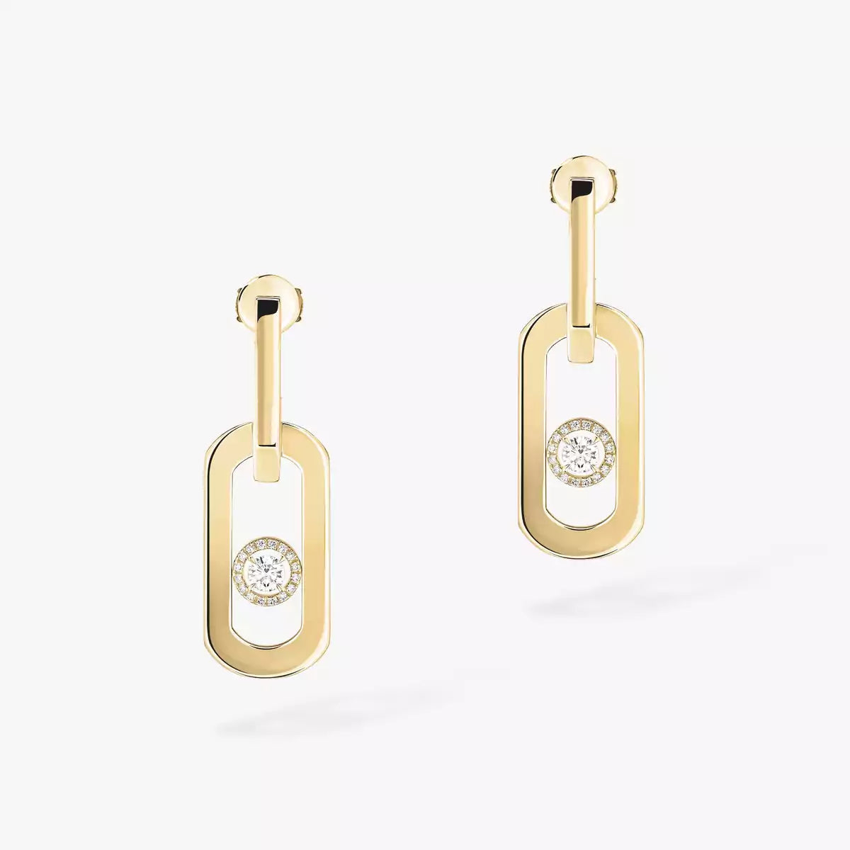 [Eterna Jewels]So Move XL Diamond Pendant Earrings
