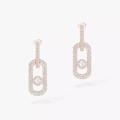 [Eterna Jewels]So Move XL Pave_-Set Diamond Pendant Earrings