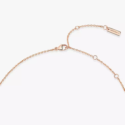 [Eterna Jewels]Lucky Eye Diamond Necklace in Rose Gold and Turquoise